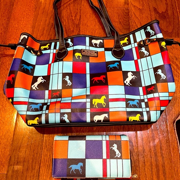 Handbags - Trail of Painted Ponies Tote & Wallet